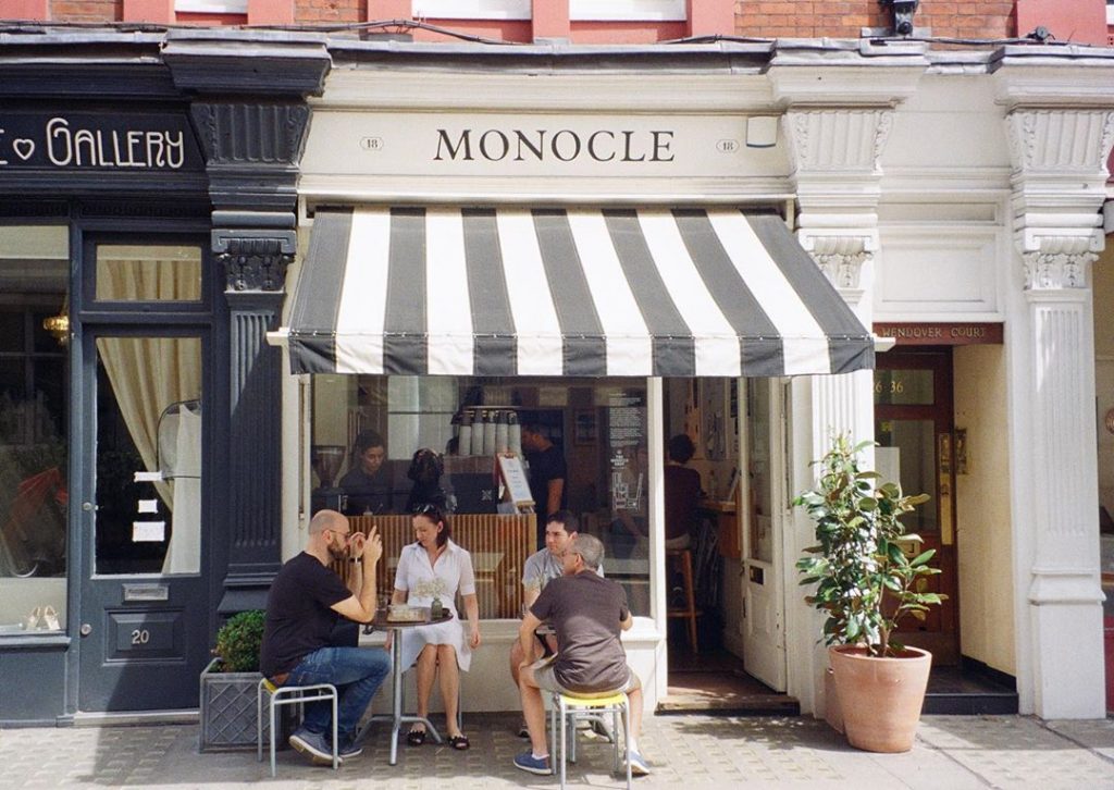 Кофейня Monocle Caf, Лондон
