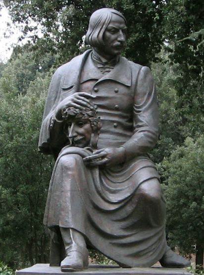 Памятник Гоголю на Вилла Боргезе