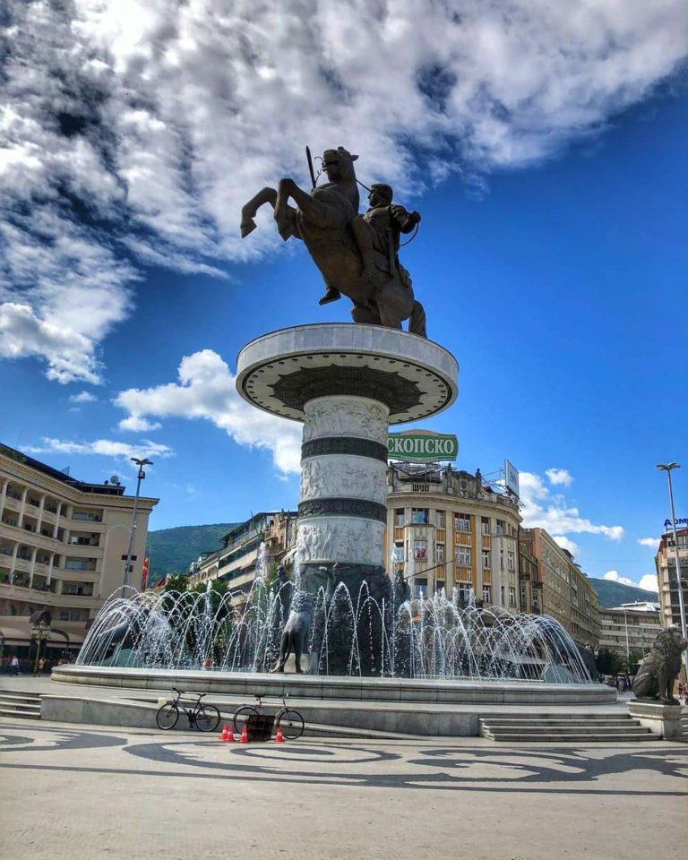 Памятник Александру Македонскому Скопье