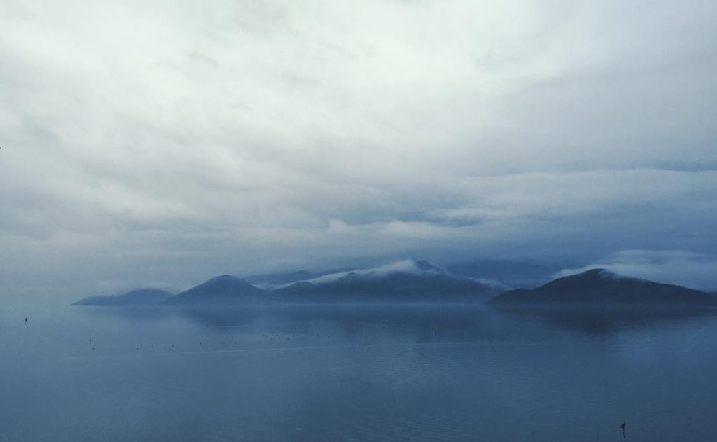 Вид на Скадарское озеро