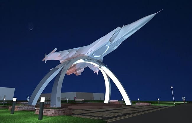 Монумент «МиГ на взлете»